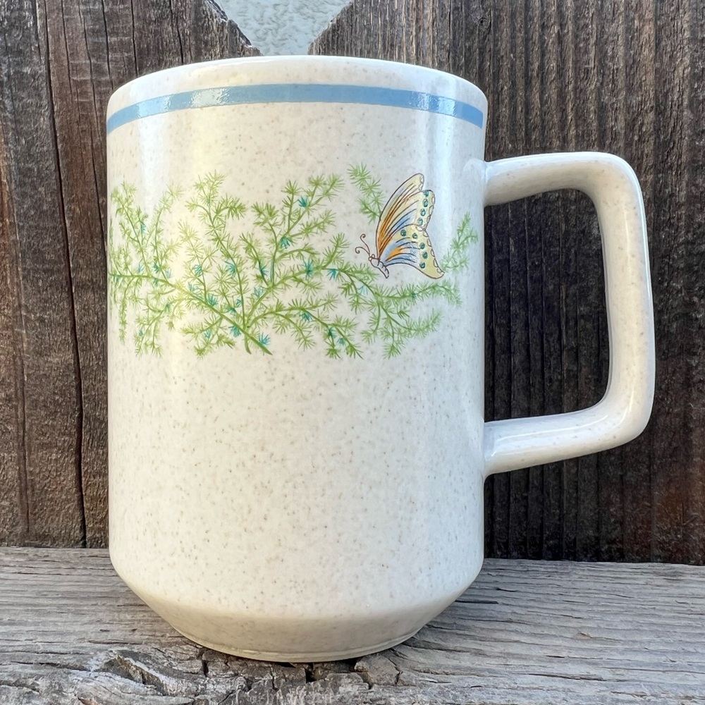 Lenox Temper-Ware collectible butterfly mug
